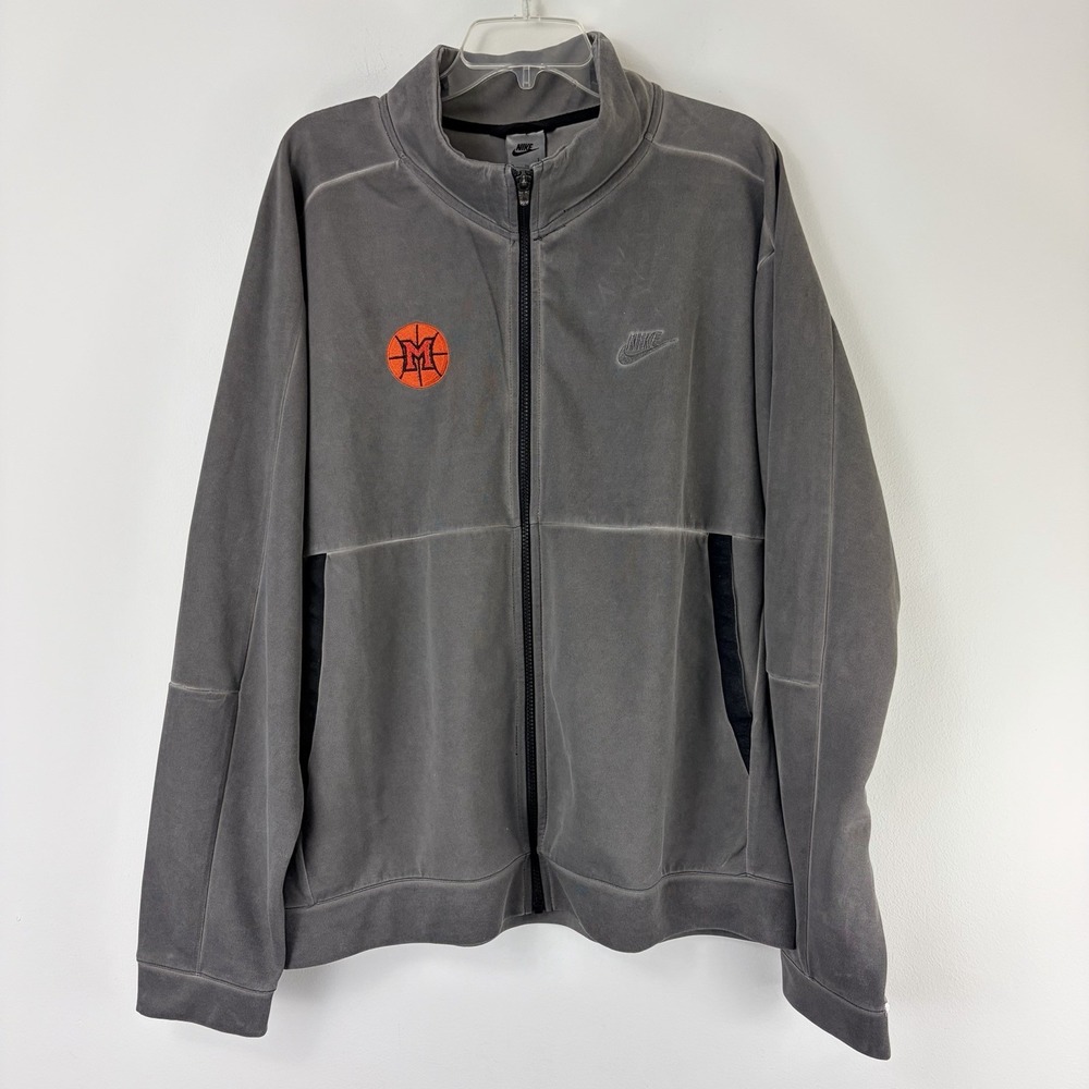 Nike Gray Full Zip Track Jacket Men's XL New With Tags